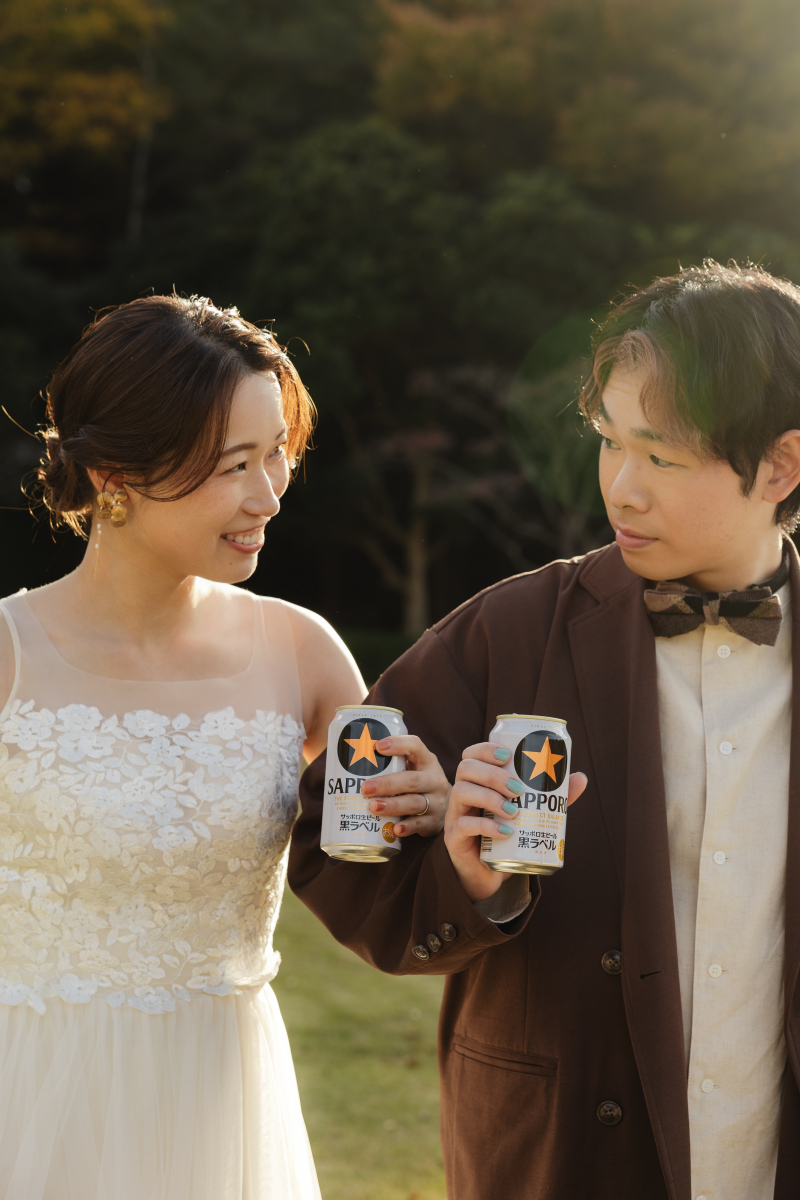 家族と思い出の地で残すウェディングフォト