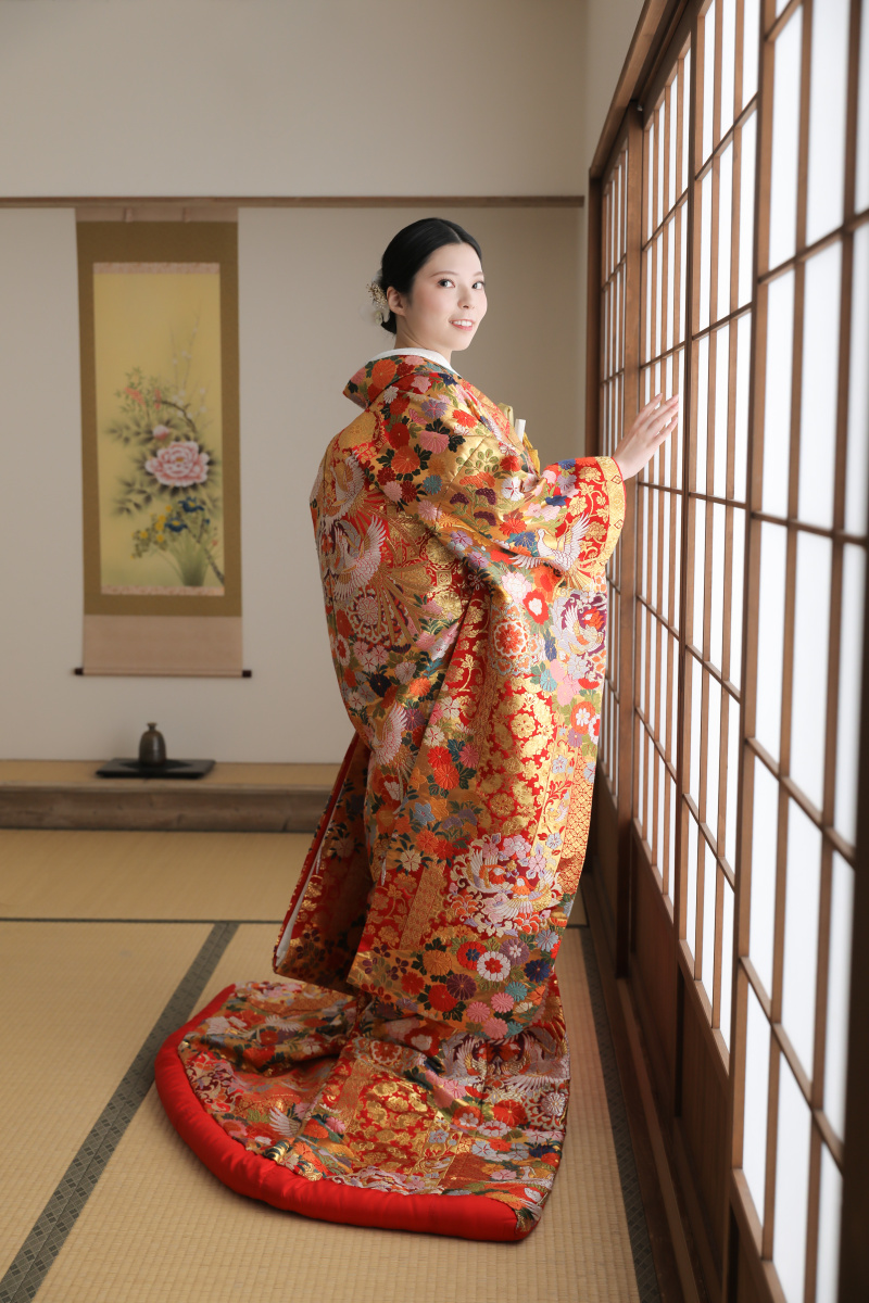 ご新婦様のうしろ姿のショット