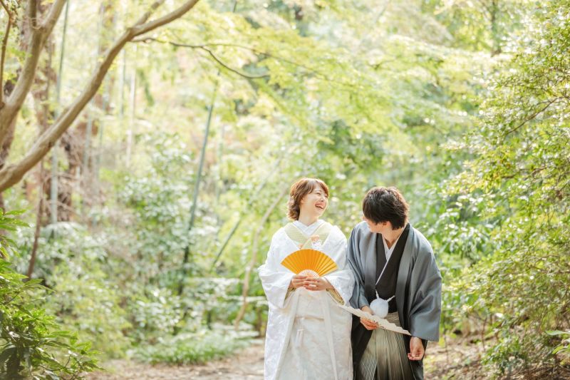 みどりがきれいなところを見つけましたっ