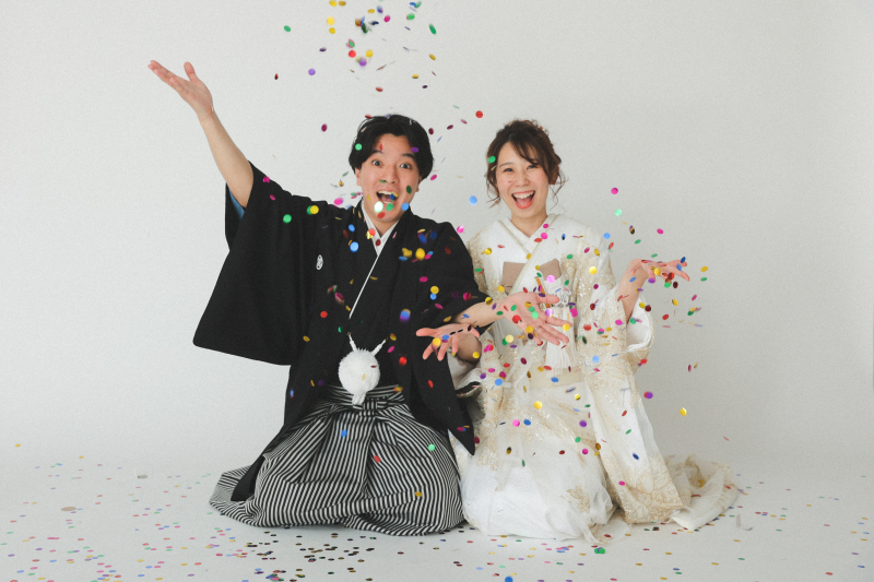 飛び散った後も遊ぶ笑