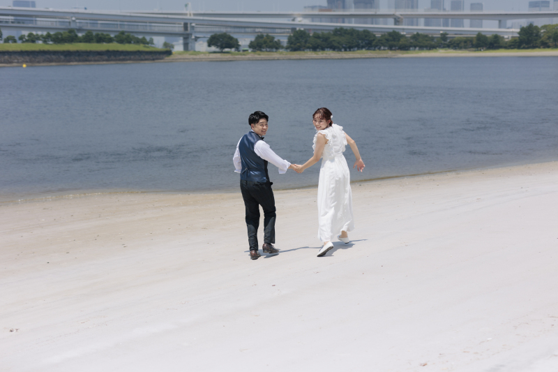お台場海浜公園へ移動