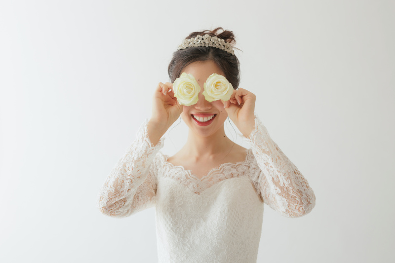 ご新郎様と同じポーズで!