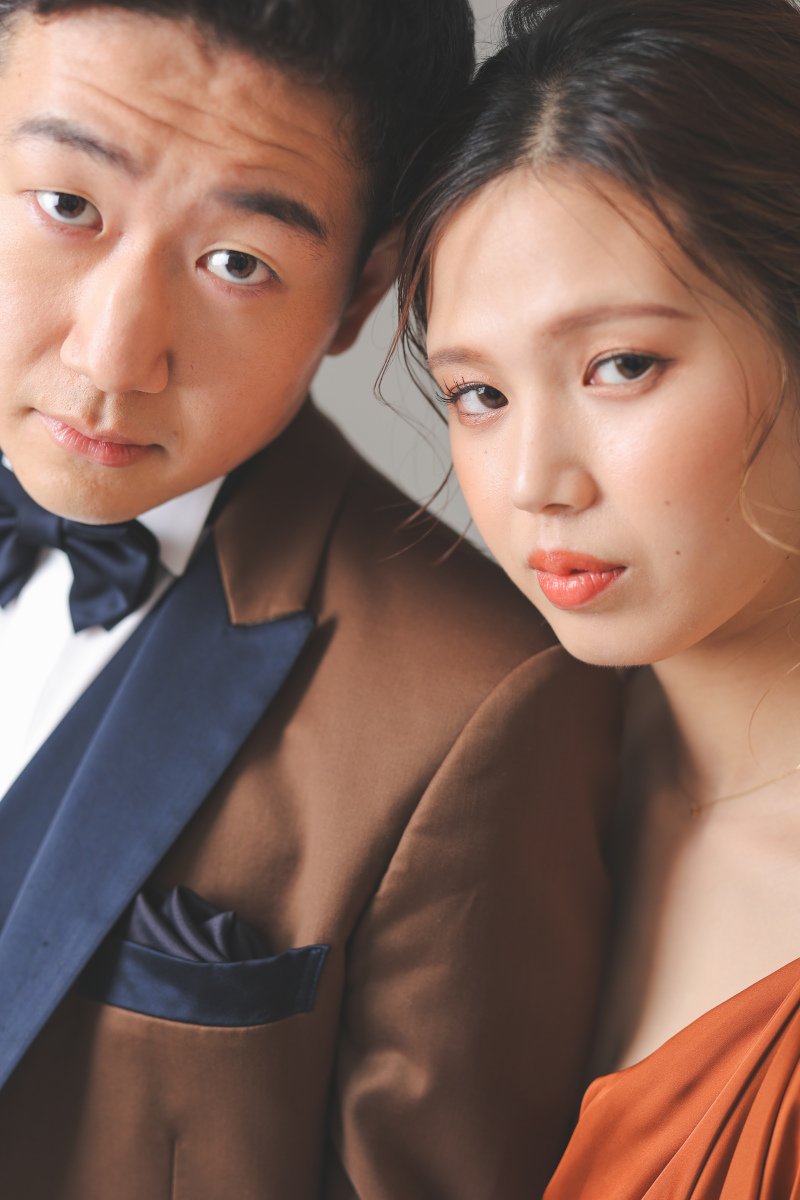 2人のキメ顔も。