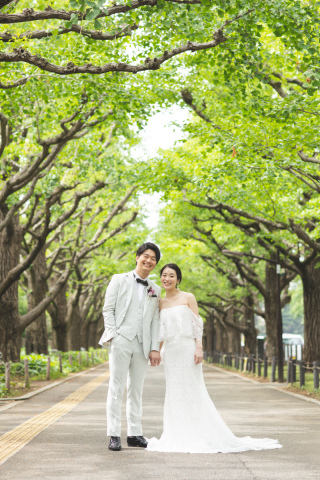 和装はスタジオ、洋装ロケーションで