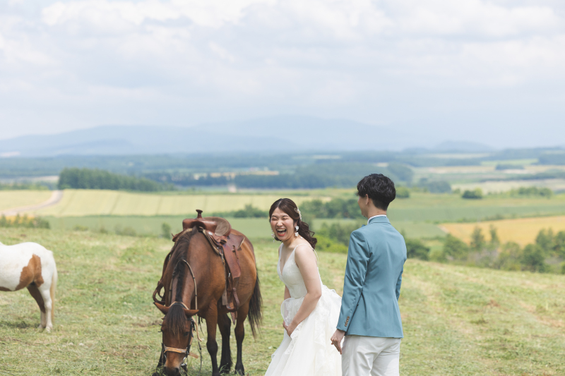 爆笑の新婦様。