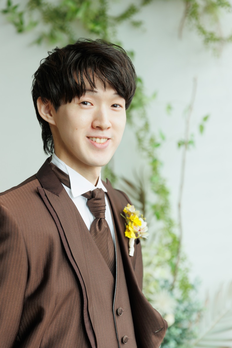 ご新郎様のソロショット