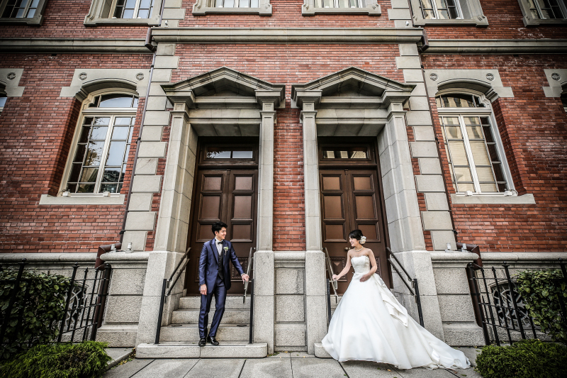 瀟洒なレンガの美術館