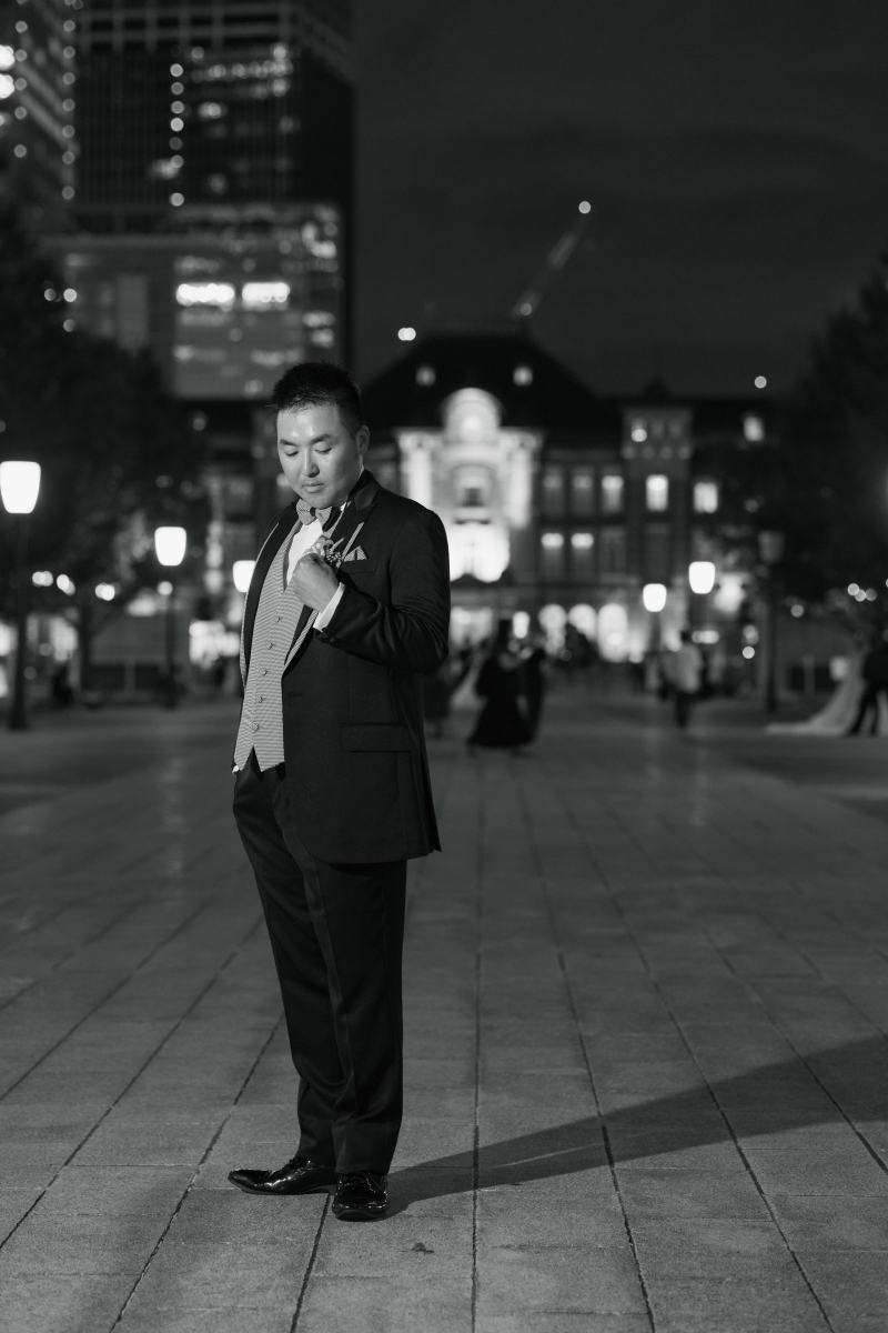 ご新郎様のソロカット。