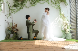 個性派ドレスで残すハウススタジオ撮影