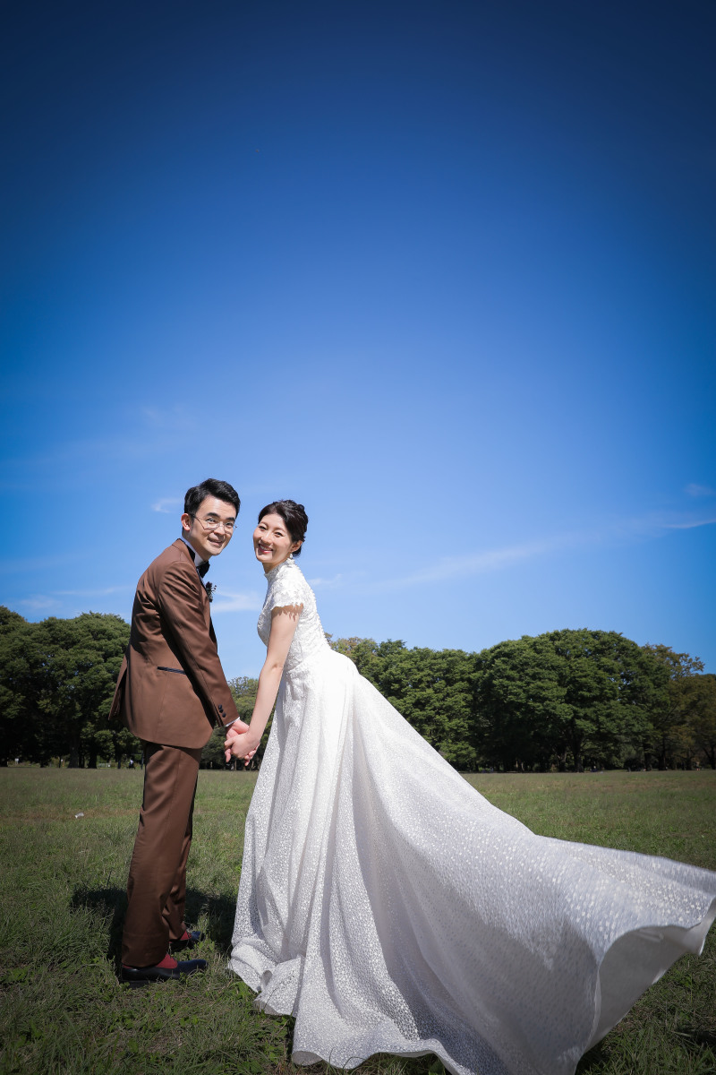 青空と緑と一緒に