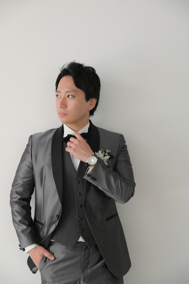 新郎さんのソロショット