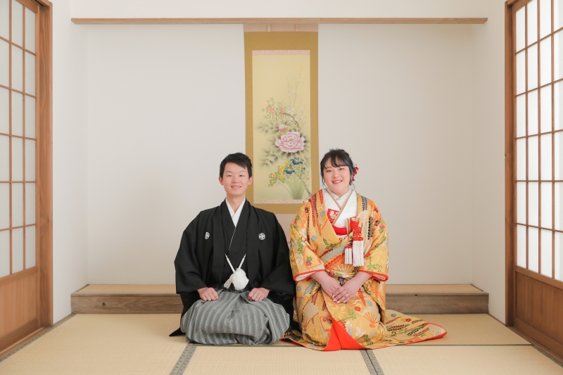 正座のショット！