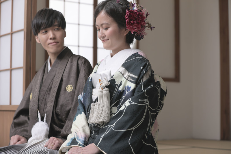 縁側に座って、、、