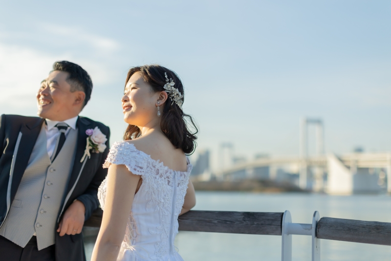 夕暮れ時から撮影スタート