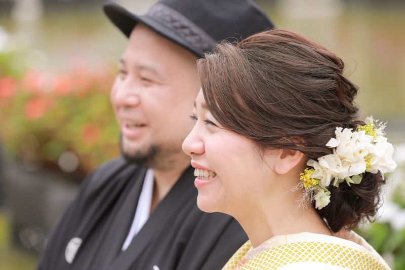 とってもいい笑顔のふたり