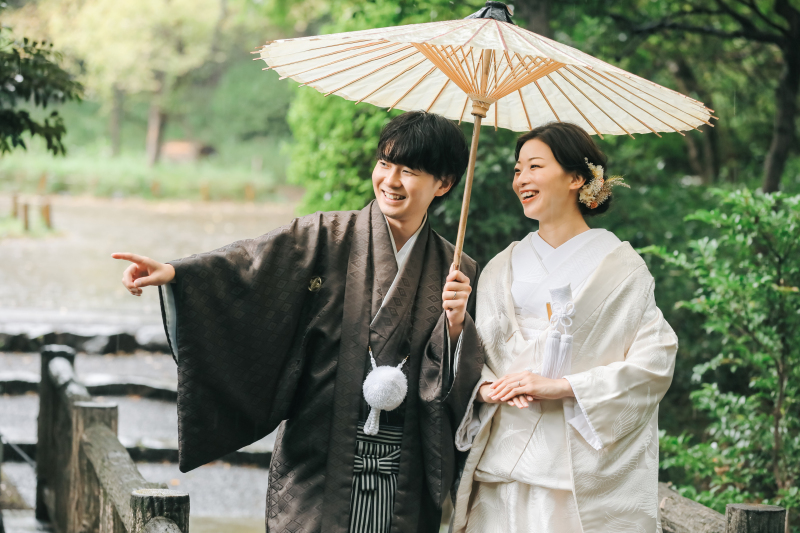 雨の撮影だって、楽しいんです♪