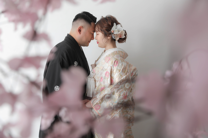 桜を使って可愛らしく