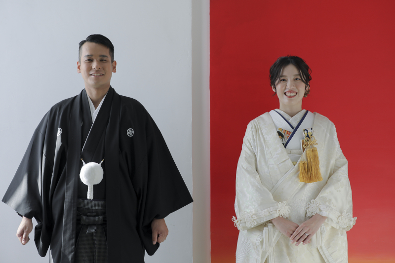 紅白・白黒でコントラストを楽しんで