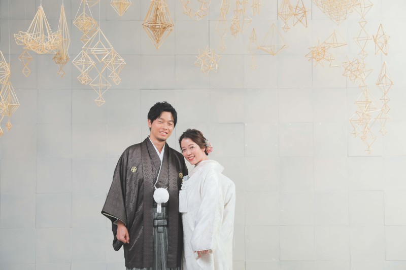 ヒンメリ背景で、ナチュラルかわいく♪