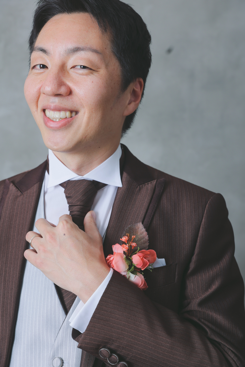 グレー × ご新郎様ソロ