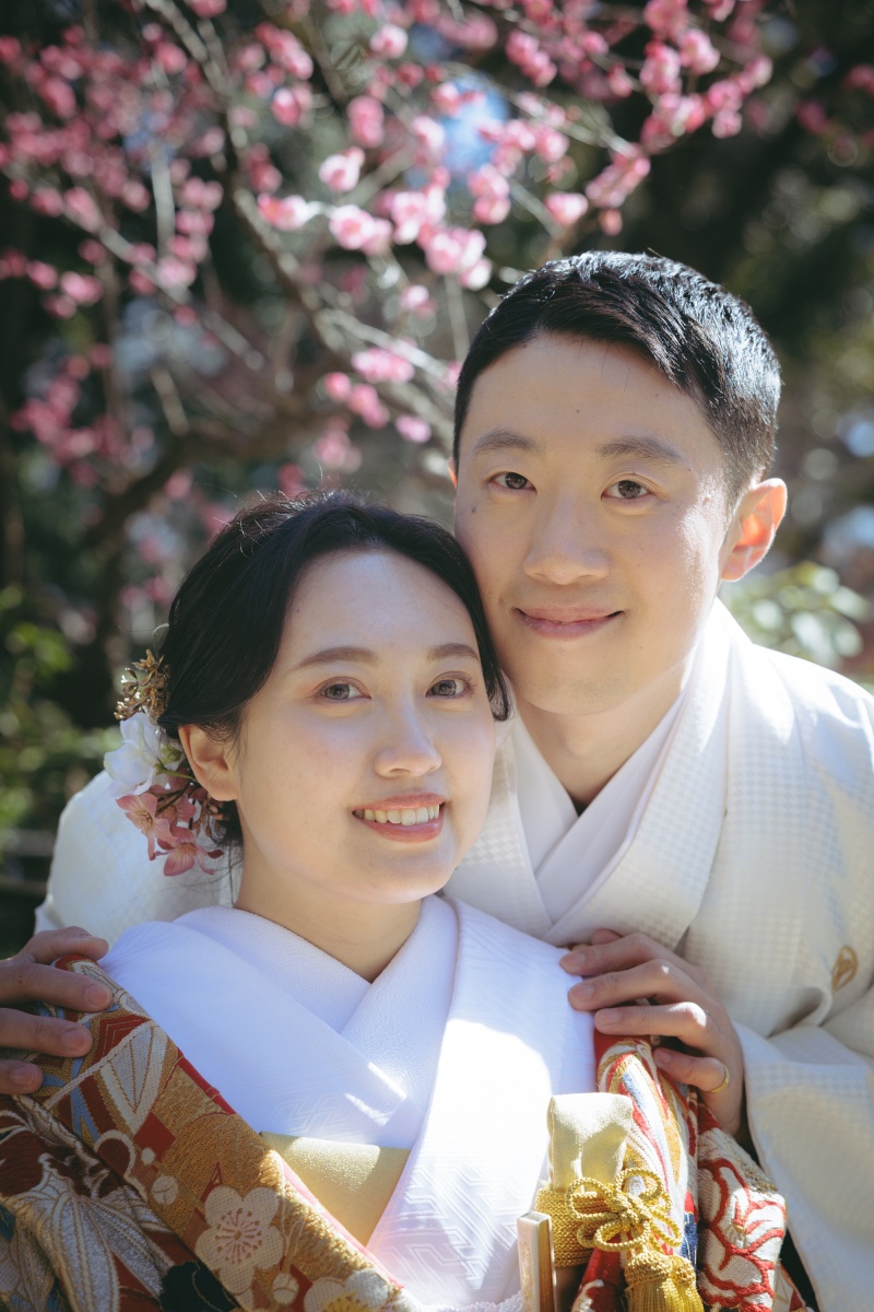 梅のお花が咲いていました!