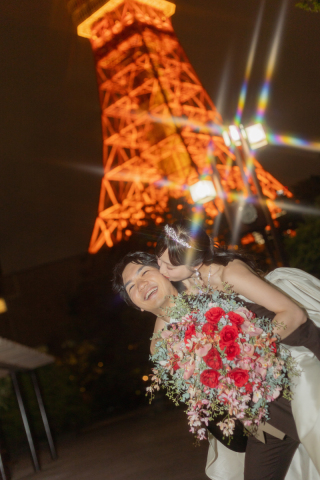 オレンジ色に輝く1日