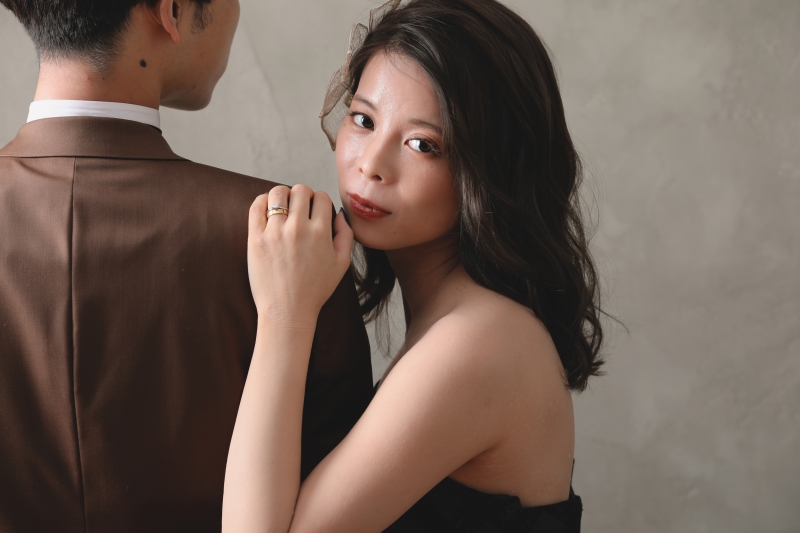 ちらっと新婦さん