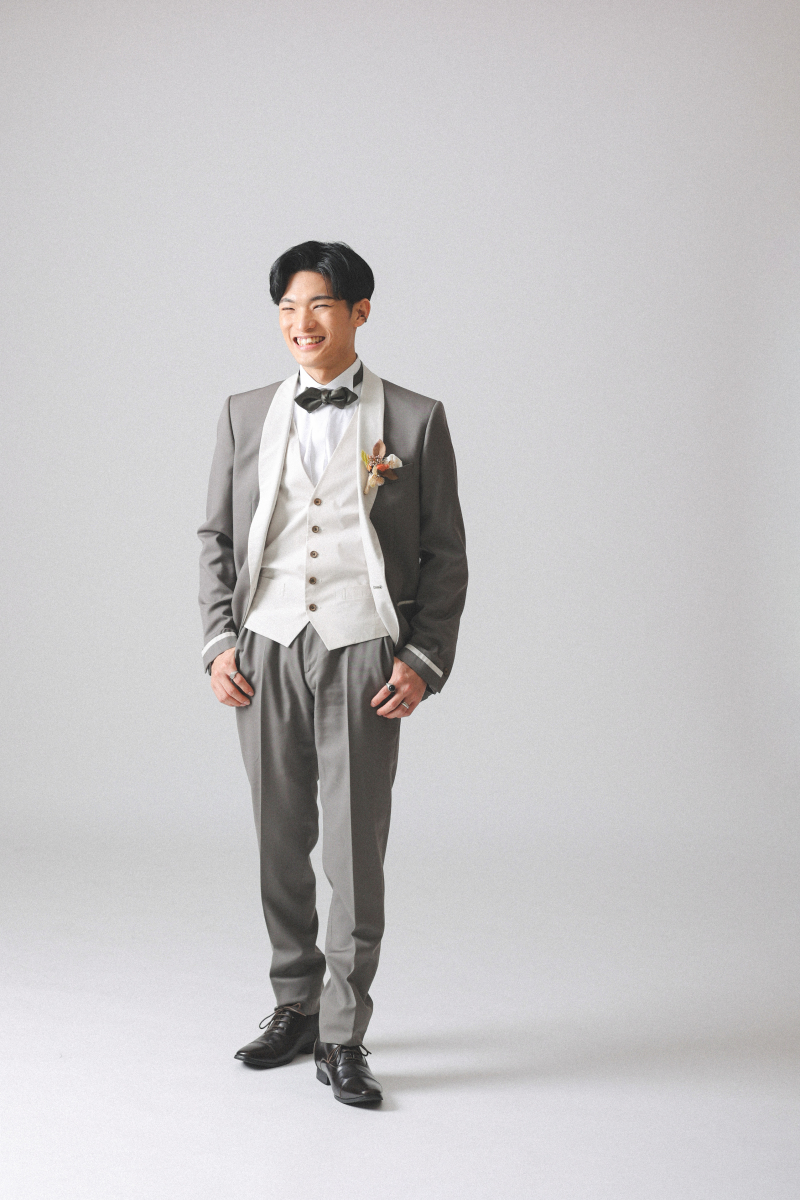 新郎様もソロカット