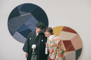 屋内庭園で楽しく撮影♫