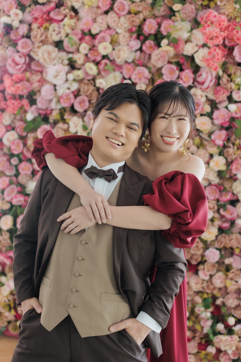 お花で埋め尽くして