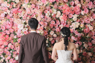 ウェディングドレス＋カラードレス