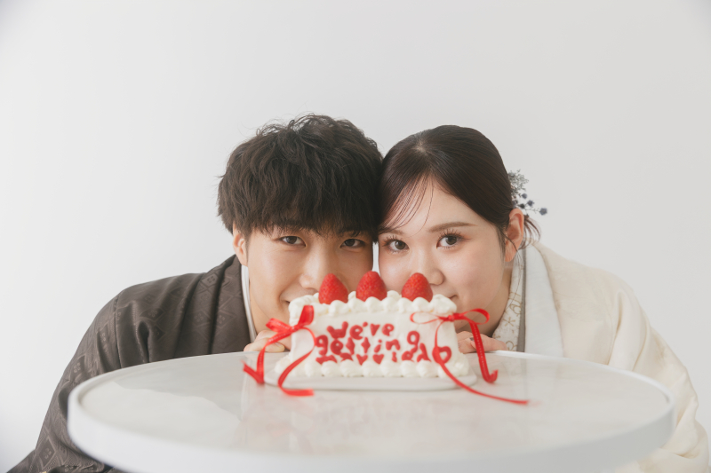 ケーキと一緒に!!