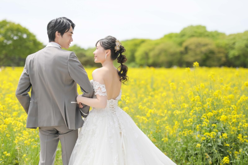 今度は菜の花と一緒に