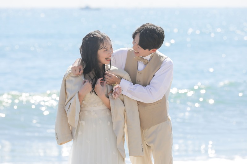 STUDIO AQUA 表参道渋谷店（スタジオAQUA）_海で撮影できる