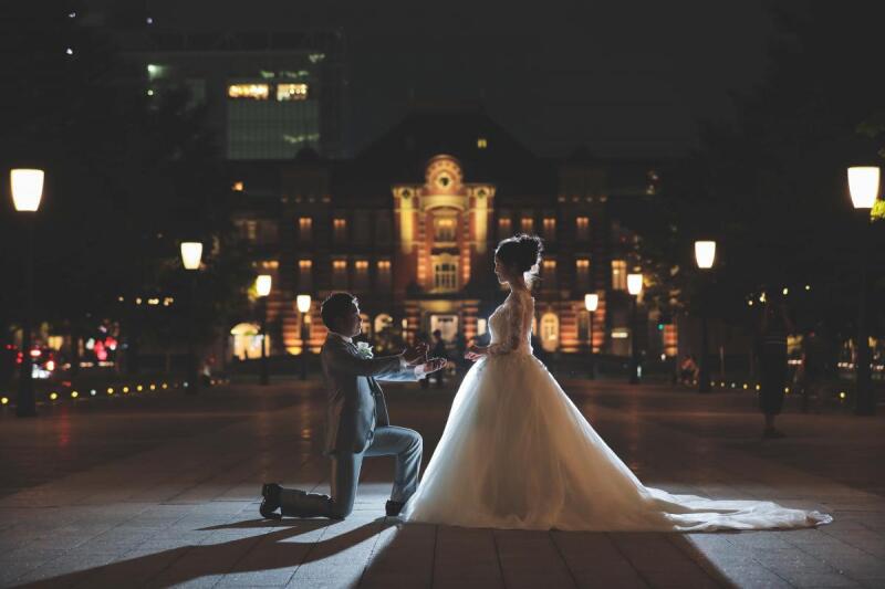 STUDIO AQUA 表参道渋谷店（スタジオAQUA）_夜景で撮影できる