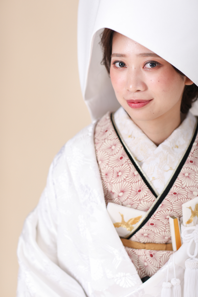 【綿帽子×洋髪スタイル】