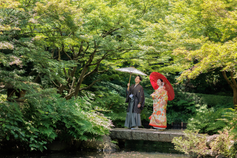 STUDIO AQUA 表参道渋谷店（スタジオAQUA）_庭園で撮影できる