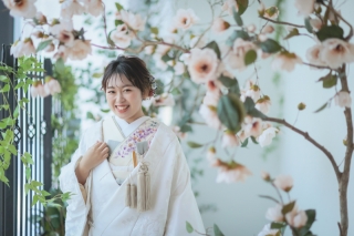 豊富な種類の白無垢をご用意しております！