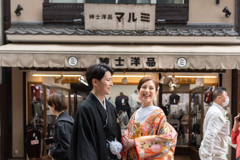 お二人のご希望された場所で。