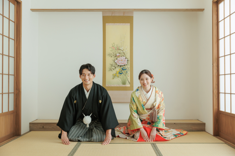 〈本格和室でしっかり残す！〉屋内庭園スタジオ【20Pアルバム付き♪】
