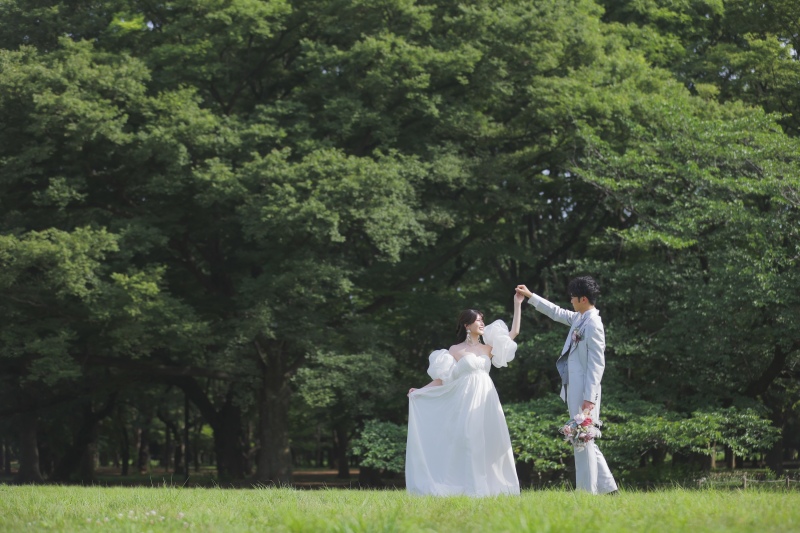 【緑が綺麗な公園で♪】代々木公園ロケーション ◇【基本料金＋全データレタッチ付き！】