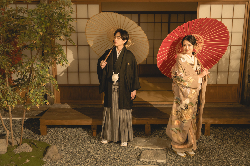 〈本格和室でしっかり残す!〉屋内庭園スタジオ【20Pアルバム付き♪】