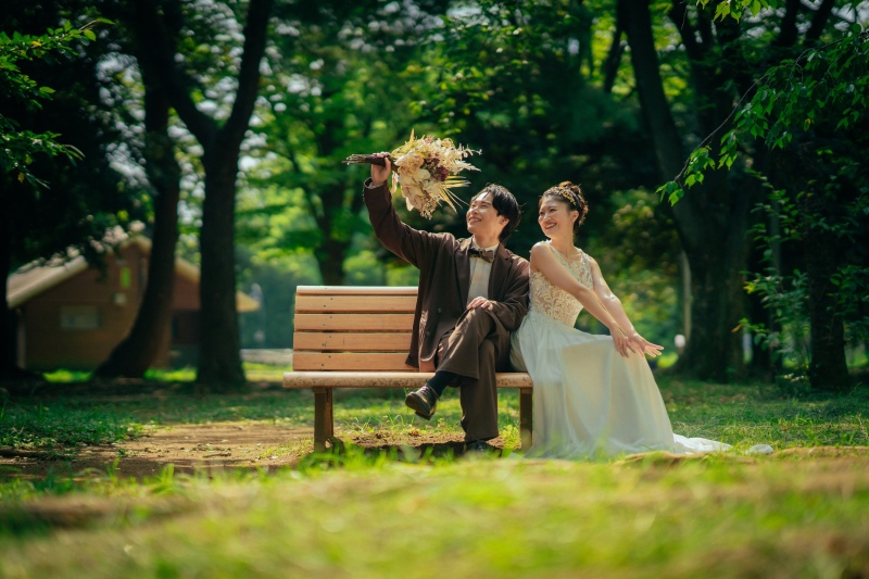 【緑が綺麗な公園で♪】代々木公園ロケーション ◇【基本料金＋全データレタッチ付き！】