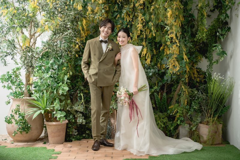 【ぜーんぶ叶えたい!】屋内庭園+洋装ハウススタジオプラン【全データ美肌補正付き♪】