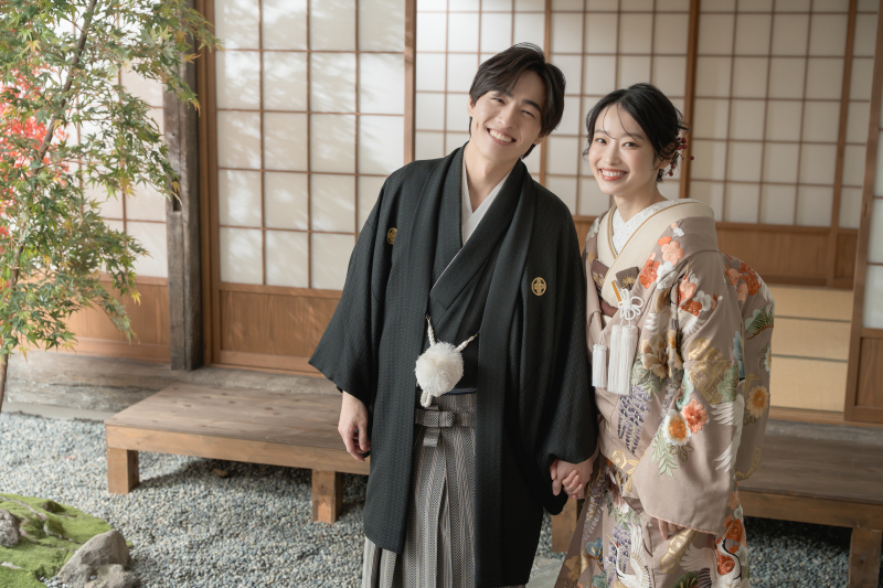 〈期間限定!特典付き♡〉和装屋内庭園スタジオプラン【全データ美肌加工付♪】