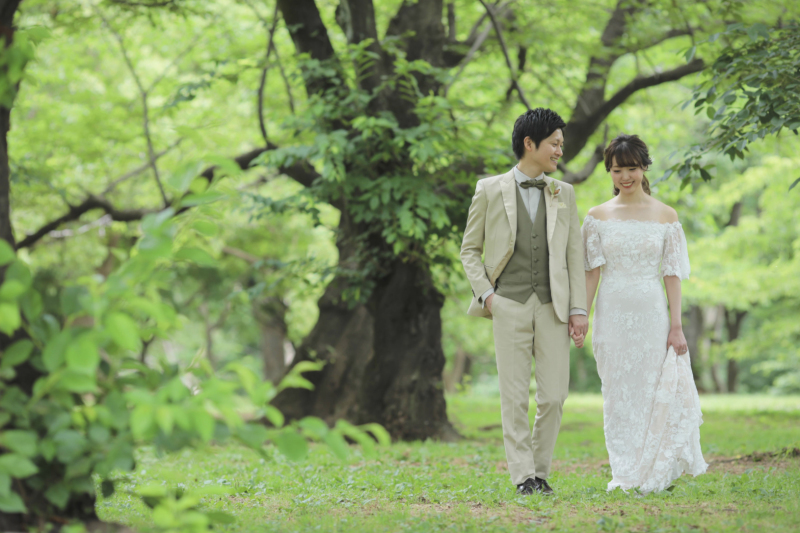 【緑が綺麗な公園で♪】代々木公園ロケーション ◇【基本料金+全データレタッチ付き!】