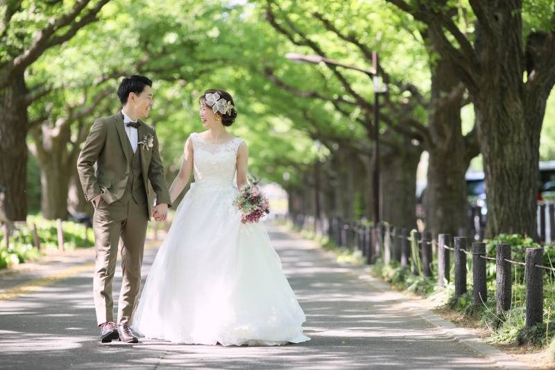 【外苑前いちょう並木と屋内庭園◇】ロケ+スタジオ 和洋スペシャルパックプラン♪