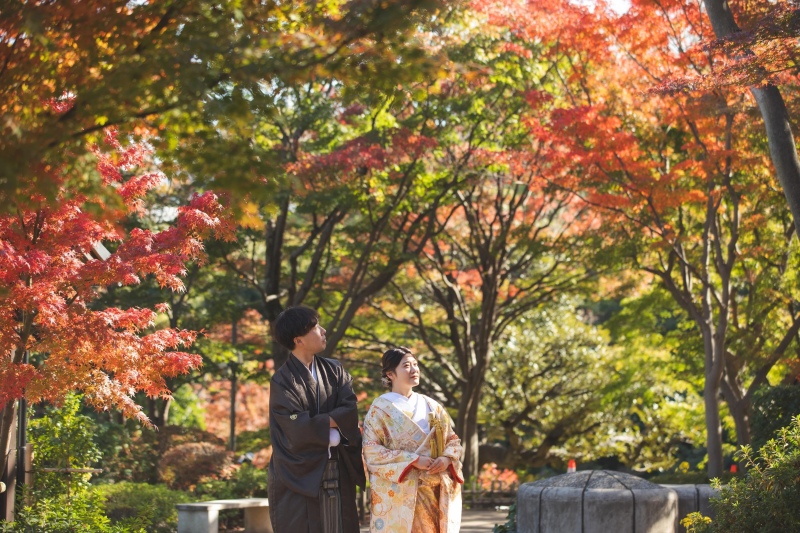 〈紅葉スポット!〉池田山公園ロケーション【基本料金+全データレタッチ付き!】