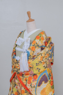 色打掛２　色掛下（グリーン）