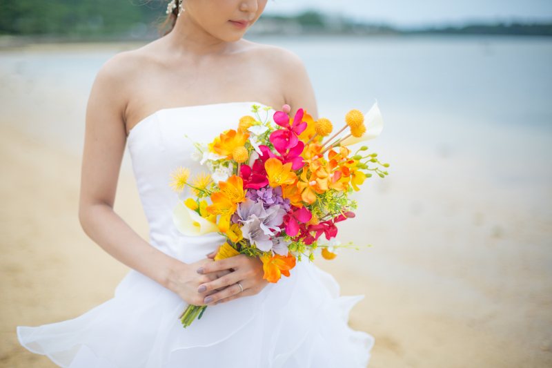 ドライフラワー＆造花ブーケ